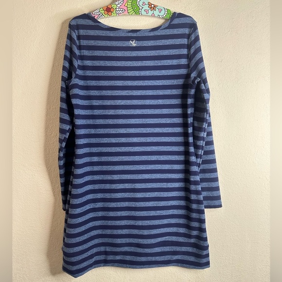 Carve Designs Talora Dress blues stripe size medium - Picture 2 of 4